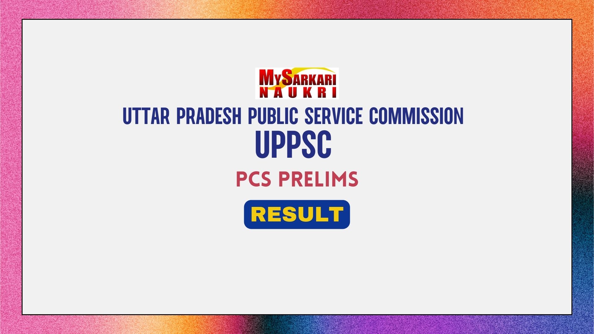 Uppsc Pcs Prelims Result Check Out The Cut Off Marks And Merit