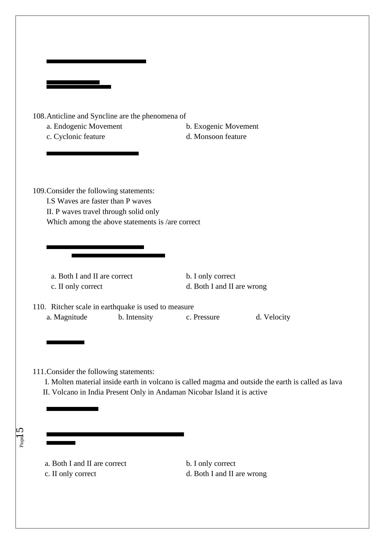 TNPSC Group 4 Question Paper - Page 15