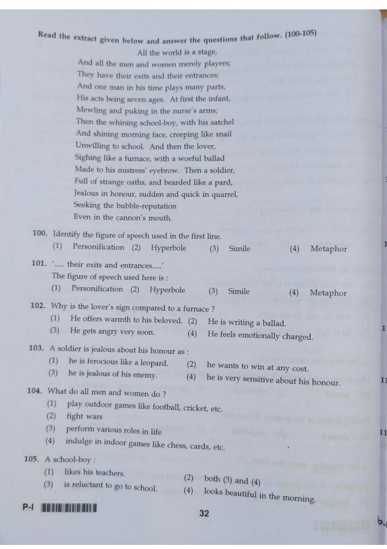 ctet paper 1 question paper SET K - Page 32