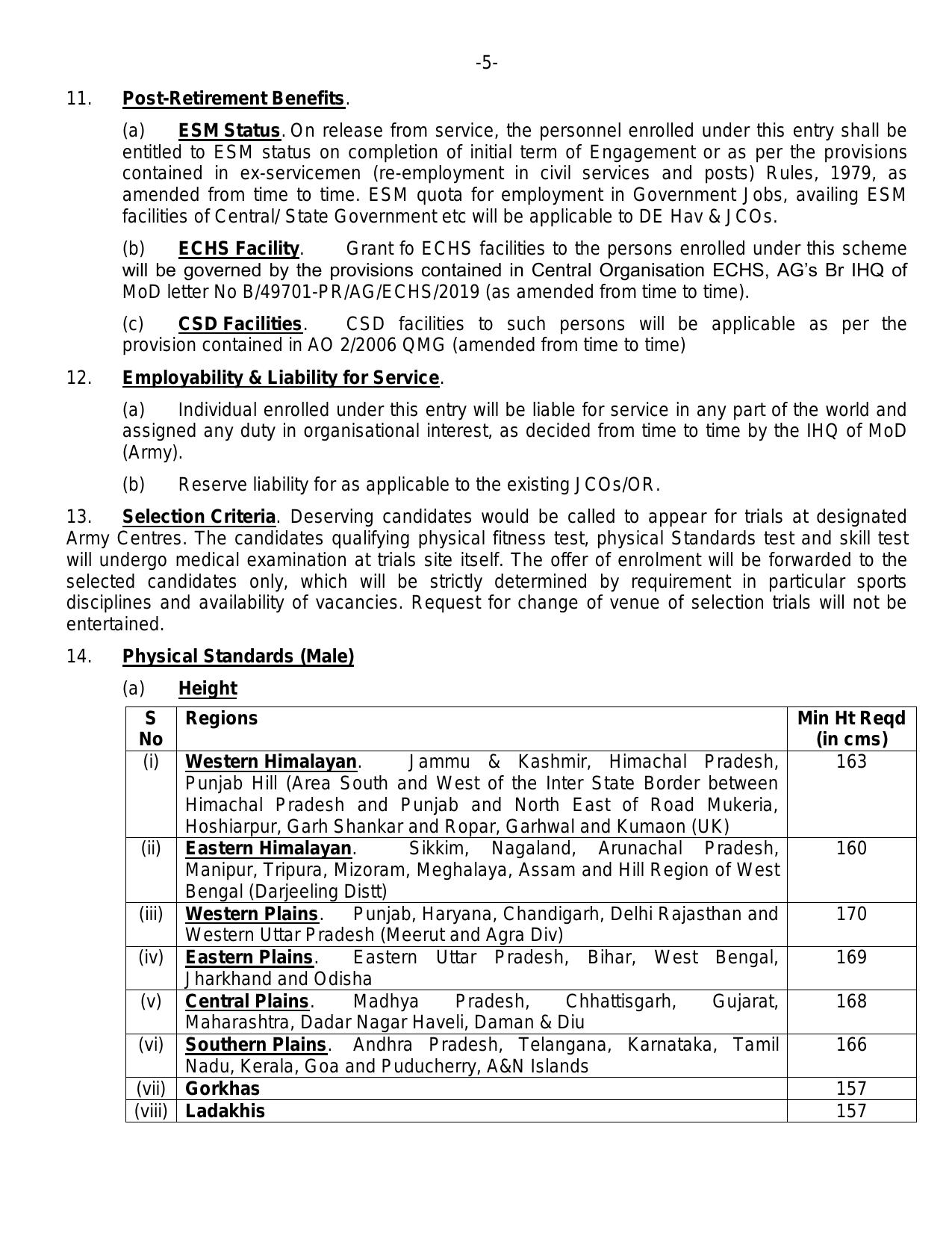 Indian Army Havaldar, Naib Subedar Recruitment 2024 - Page 5