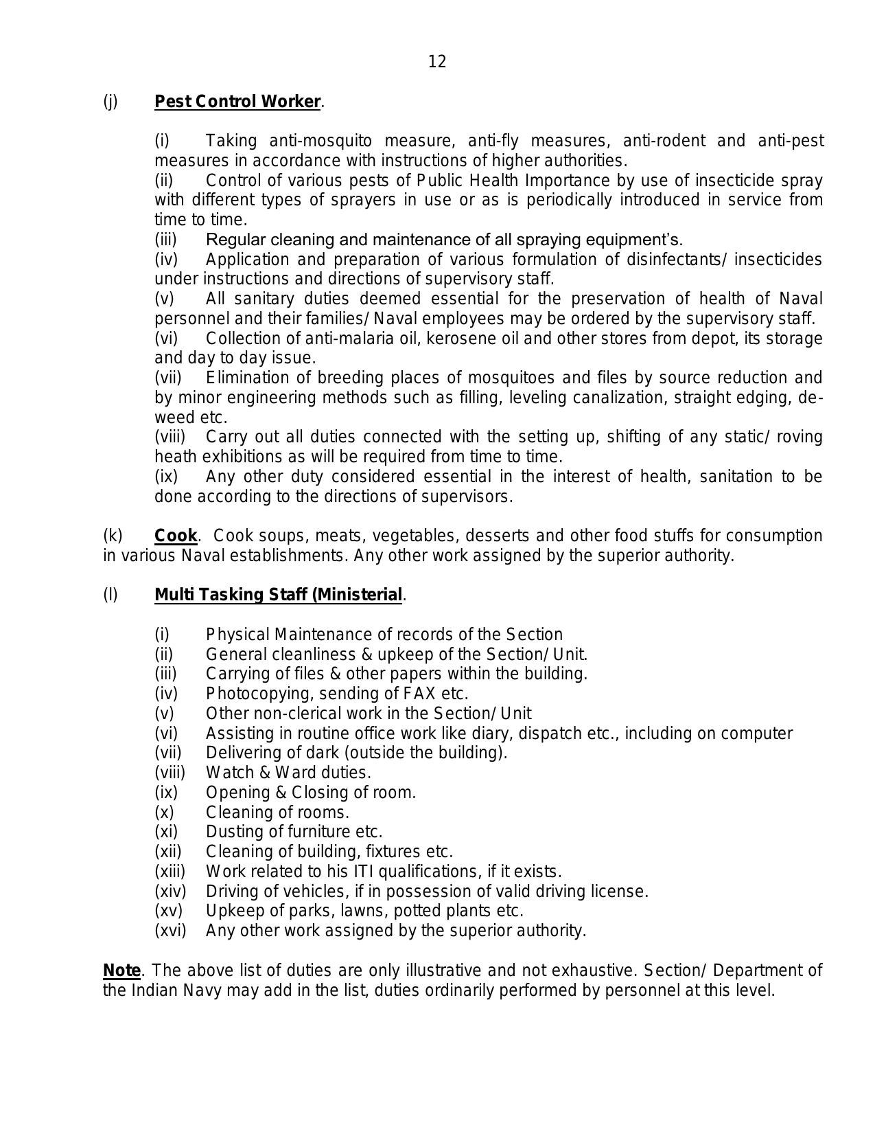 Indian Navy 741 Civilian Posts Recruitment 2024 - Page 12