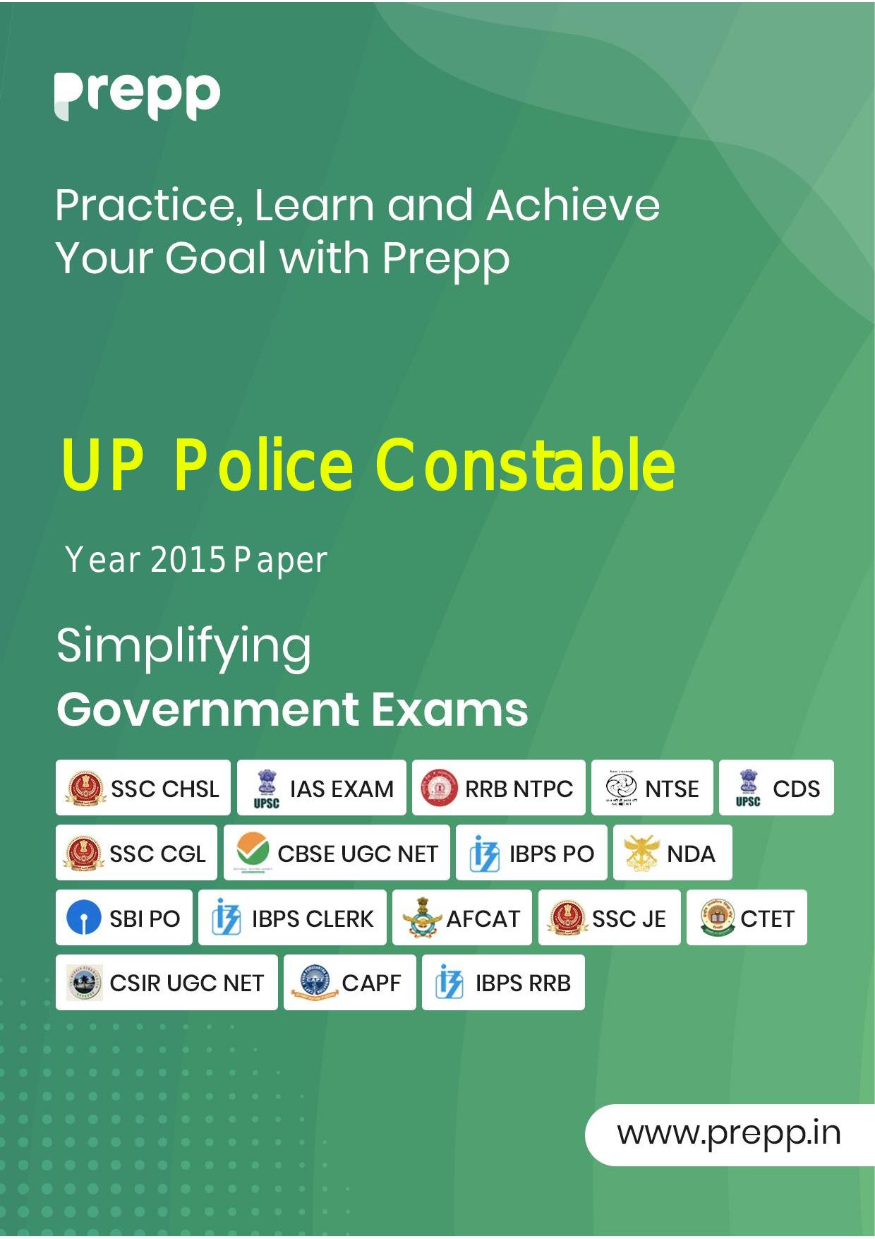 UPPRPB Police Constable Question Papers - Page 2