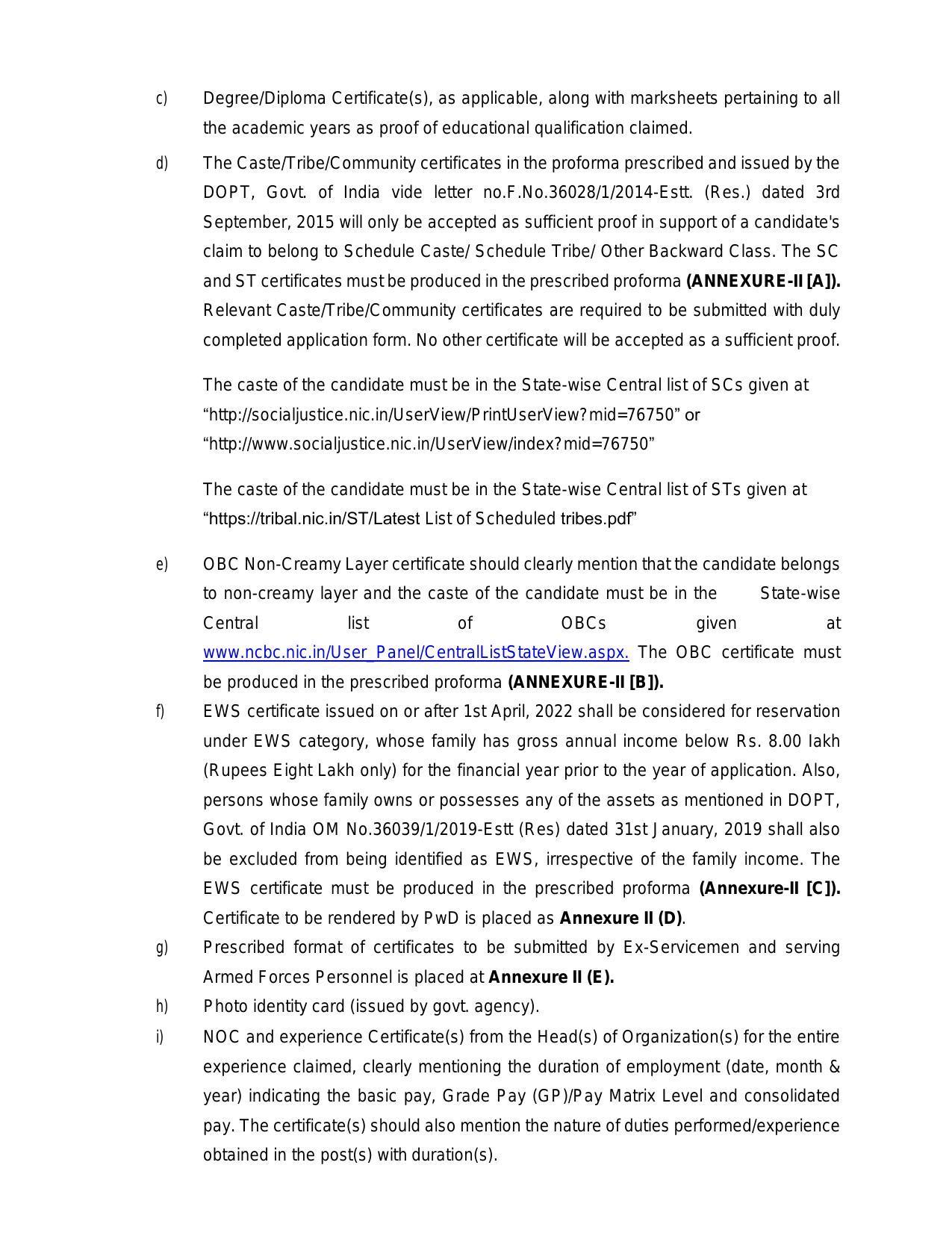 NID MP Invites Application for Deputy Registrar, Administrative Officer, More Vacancies Recruitment 2022 - Page 14