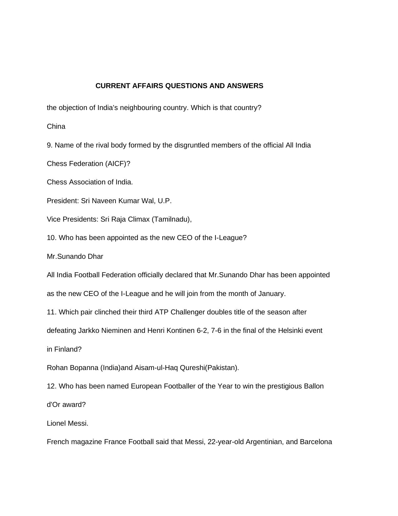 APTWRIES Old Papers: Current Affairs - Page 4