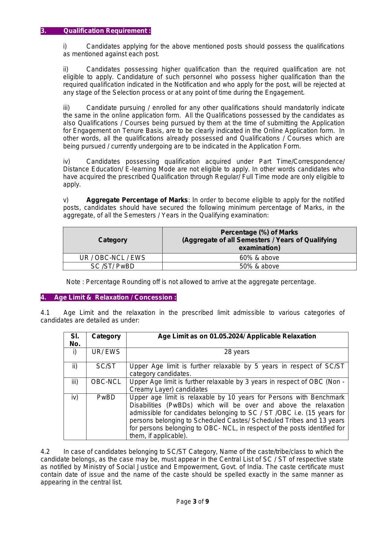 Hindustan Aeronautics Limited (HAL) 182 Diploma Technician, Operator Recruitment 2024 - Page 3