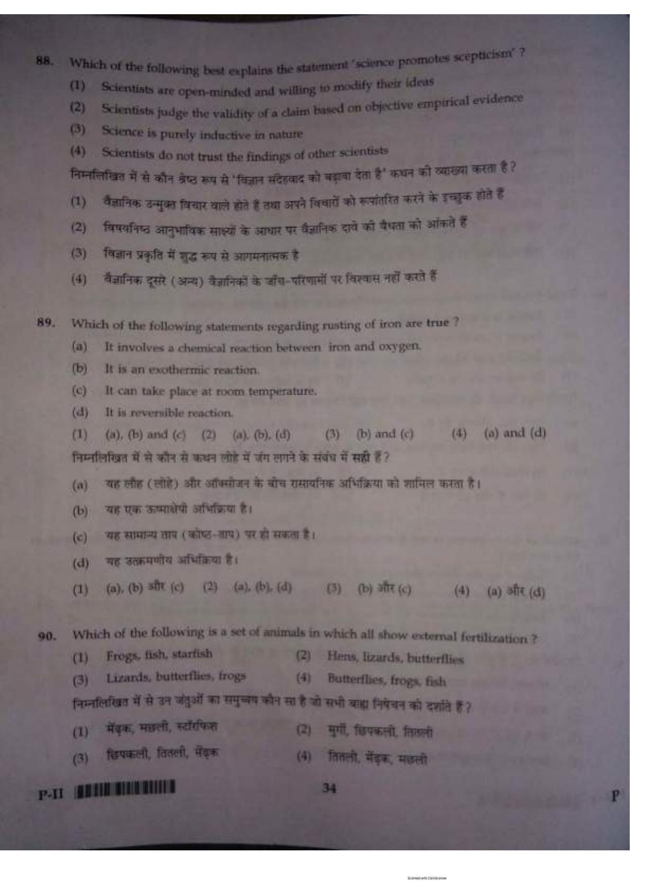 ctet paper 2 question paper SET P - Page 33