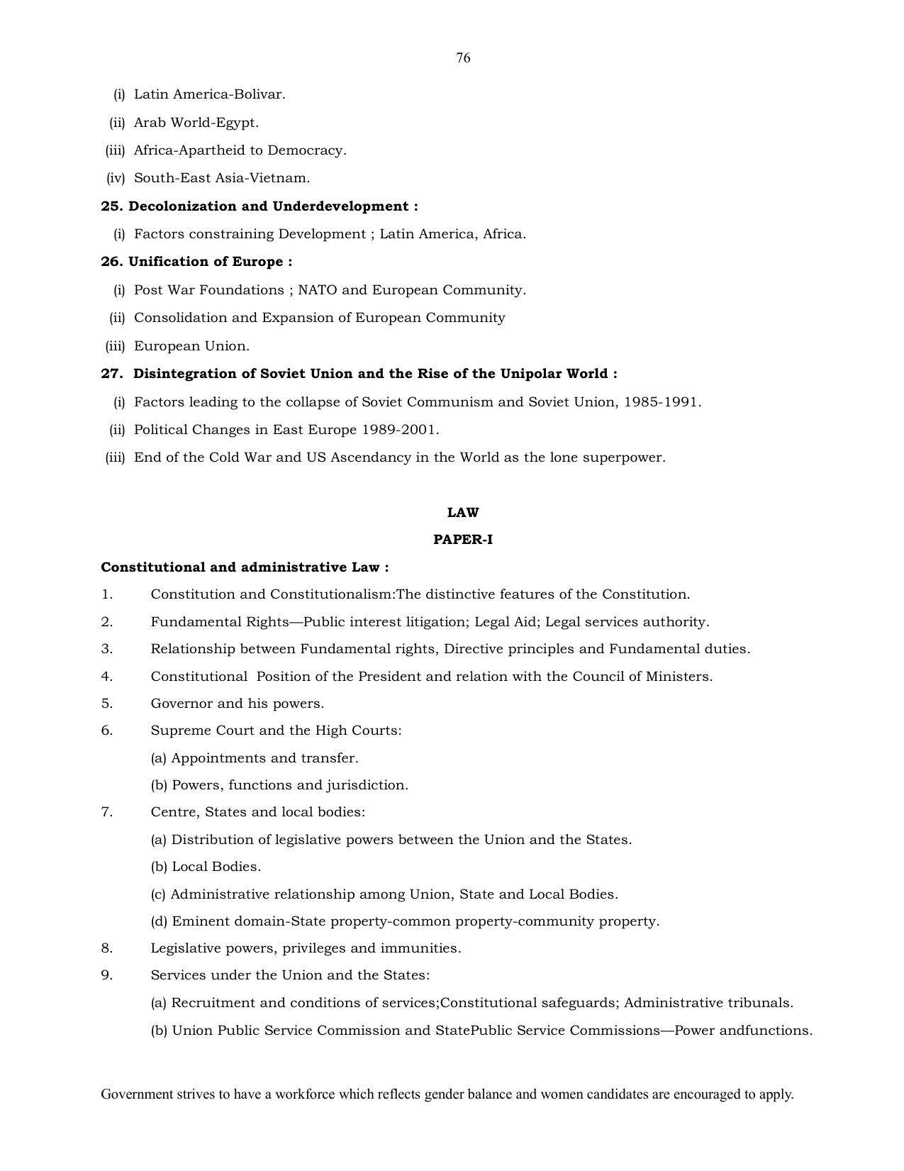 UPSC Syllabus Prelims & Mains Pdf Link - Page 52