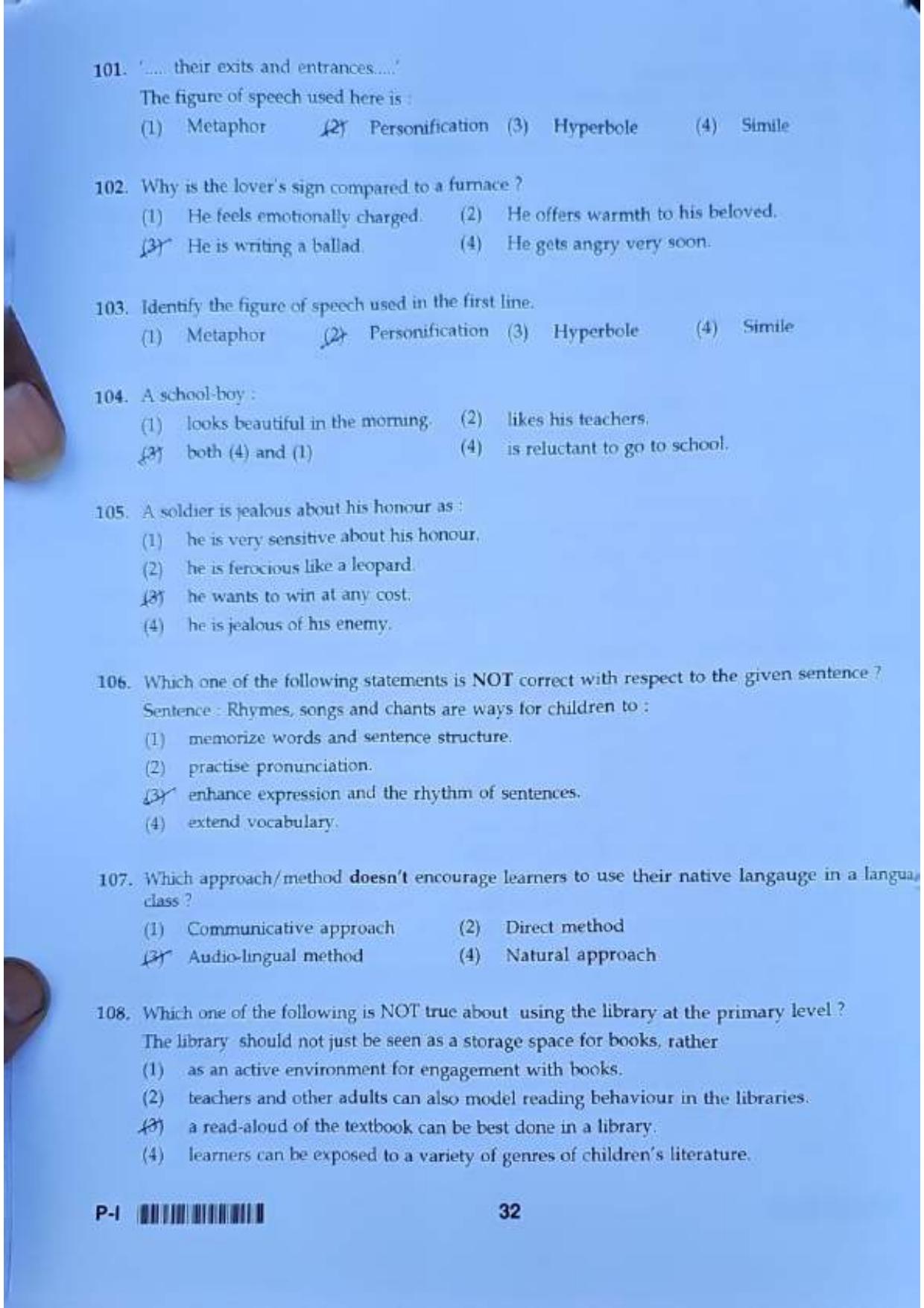 ctet paper 1 question paper SET J - Page 31
