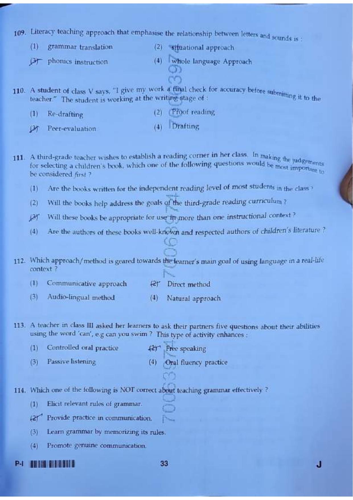 ctet paper 1 question paper SET J - Page 32