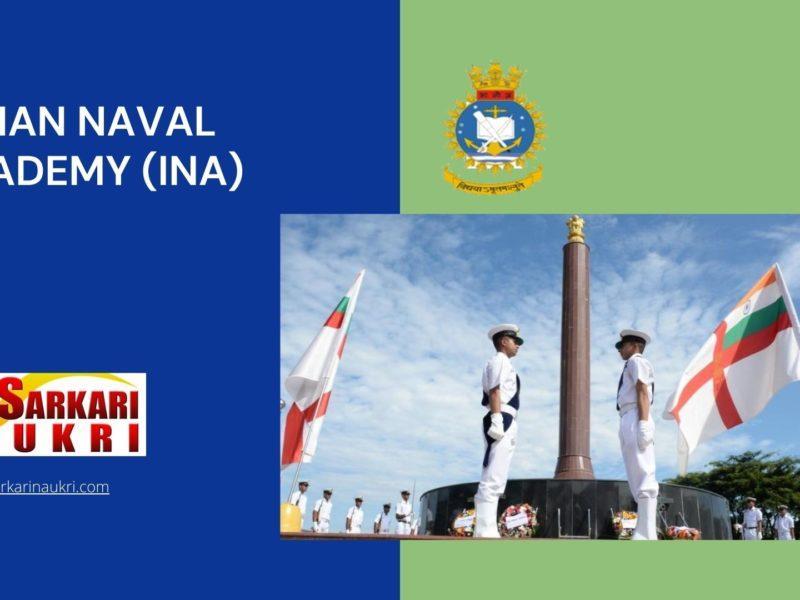 Indian Naval Academy (INA) Recruitment