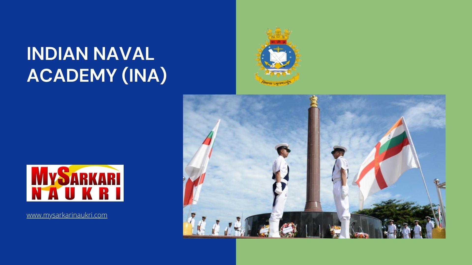 Indian Naval Academy (INA) Recruitment MySarkariNaukri En