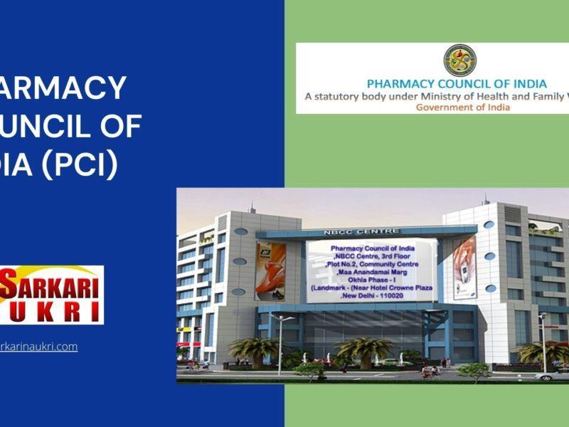 Pharmacy Council of India (PCI) Recruitment
