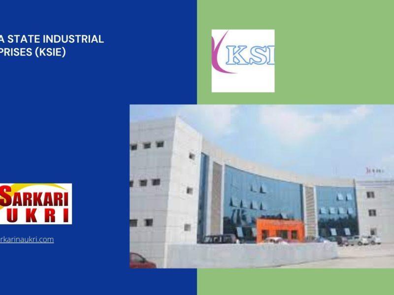 Kerala State Industrial Enterprises (KSIE) Recruitment