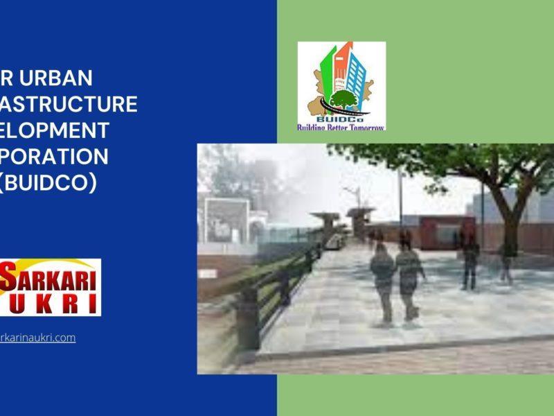 Bihar Urban Infrastructure Development Corporation Ltd (BUIDCO) Recruitment