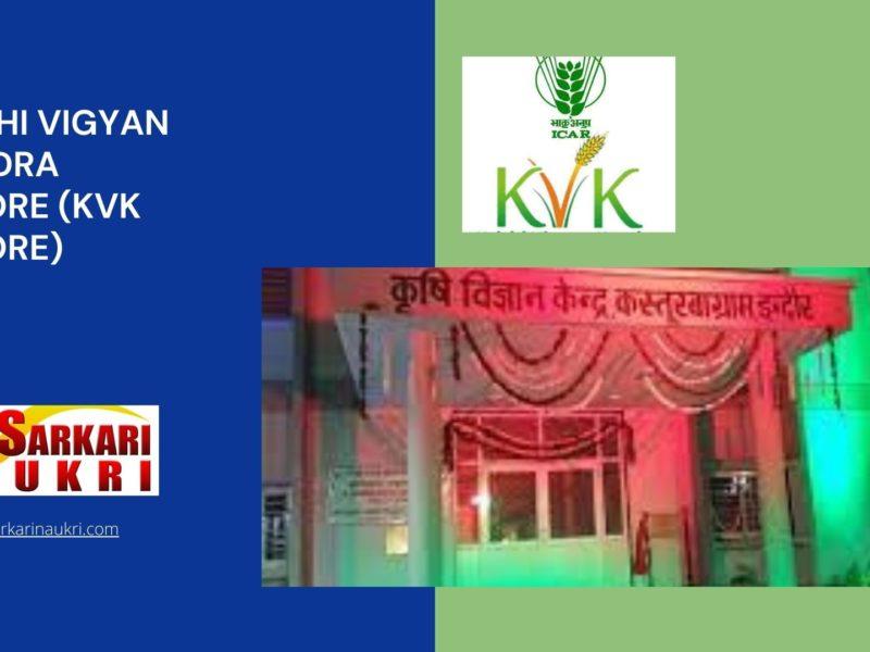 Krishi Vigyan Kendra Indore (KVK Indore) Recruitment