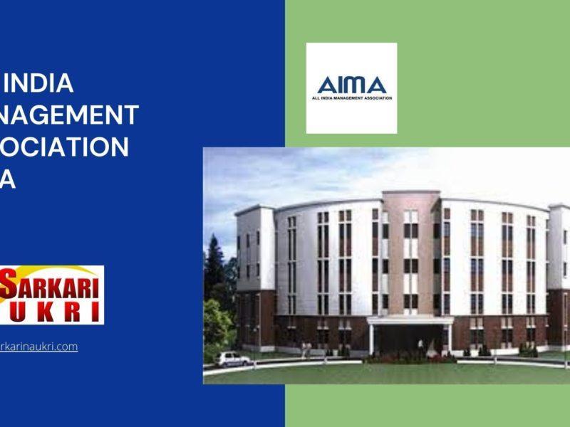 All India Management Association Aima Recruitment