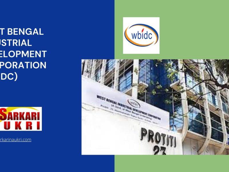 West Bengal Industrial Development Corporation (WBIDC) Recruitment