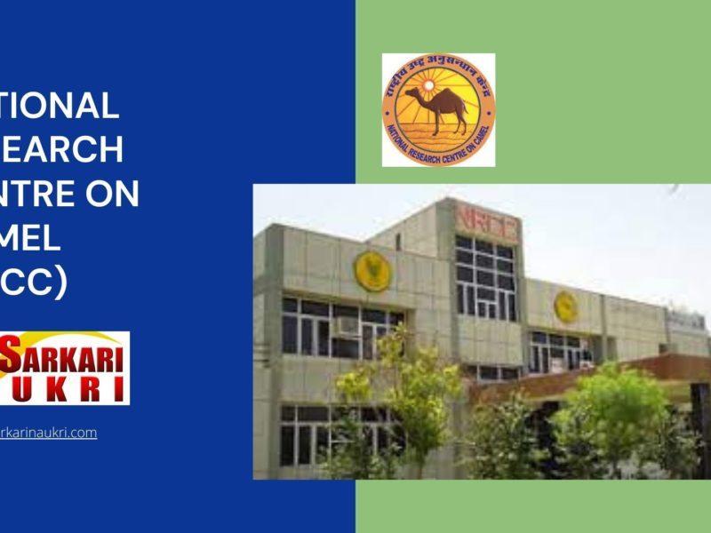 National Research Centre On Camel (NRCC) Recruitment