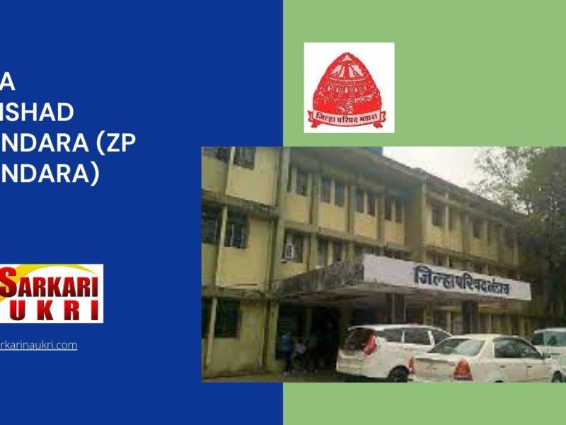 Zilla Parishad Bhandara (ZP Bhandara) Recruitment