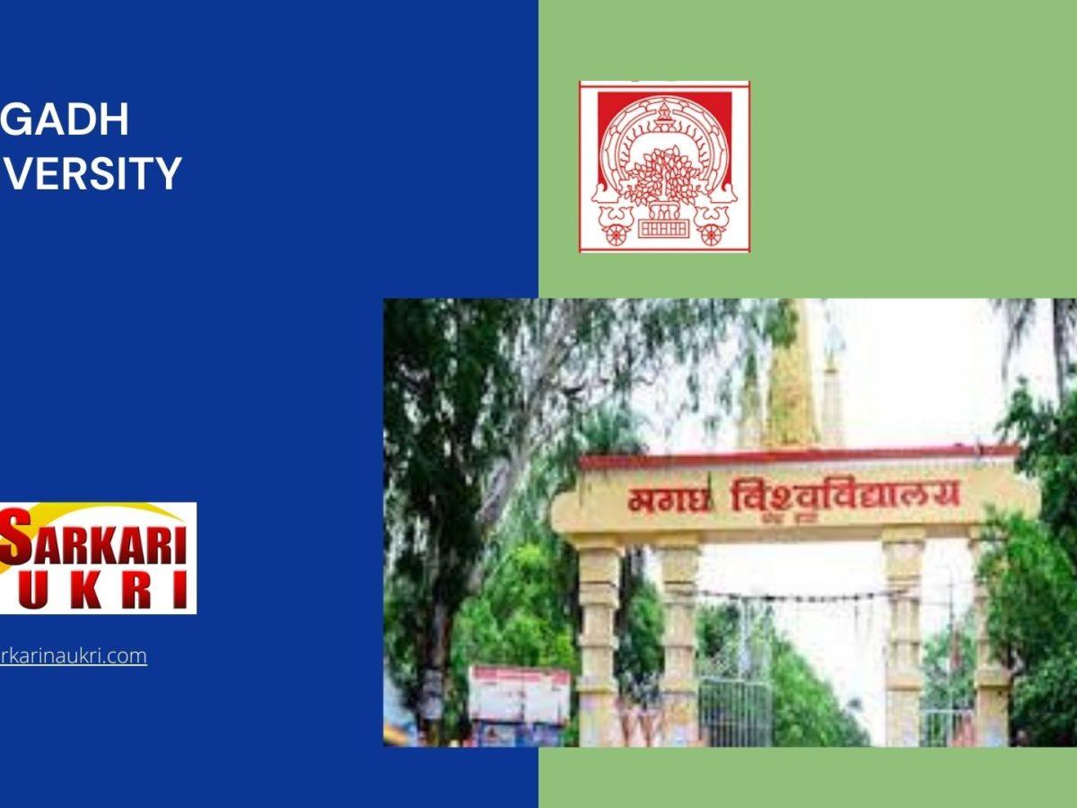 Magadh University Recruitment