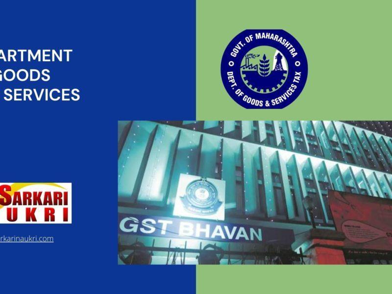 Department of Goods and Services Tax Recruitment