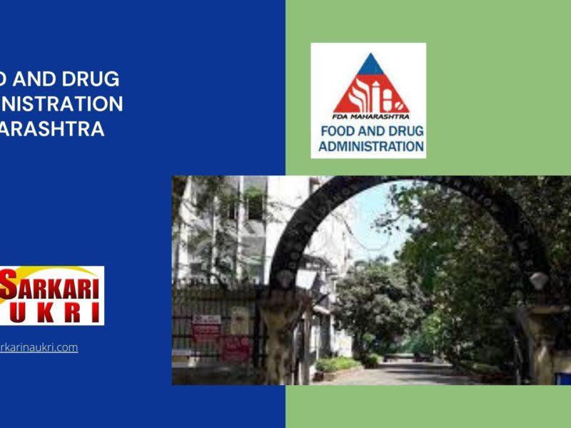 Food And Drug Administration Maharashtra Recruitment