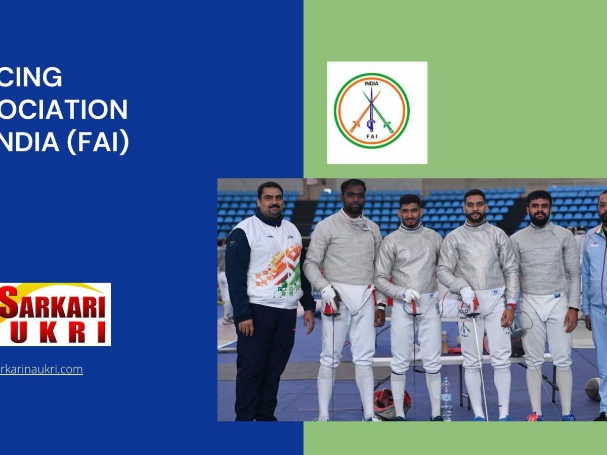Fencing Association Of India (FAI) Recruitment