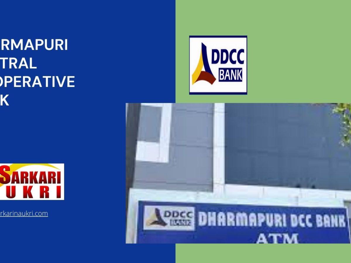 Dharmapuri Central Cooperative Bank Recruitment