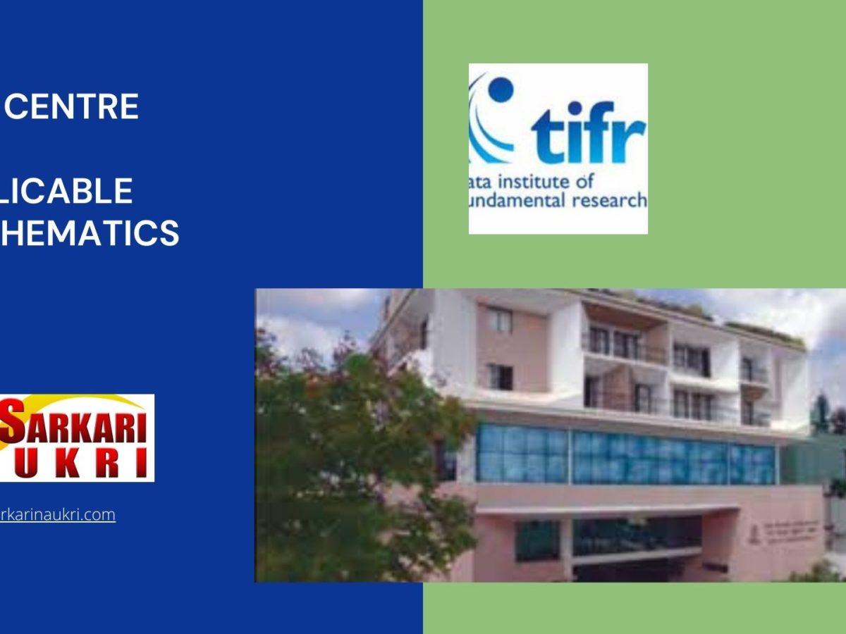 TIFR Centre For Applicable Mathematics Recruitment