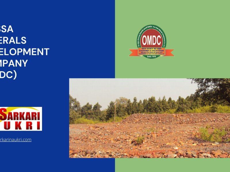 Orissa Minerals Development Company (OMDC) Recruitment