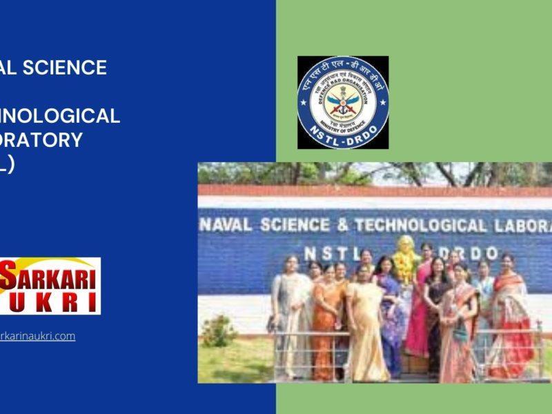 Naval Science And Technological Laboratory (NSTL) Recruitment