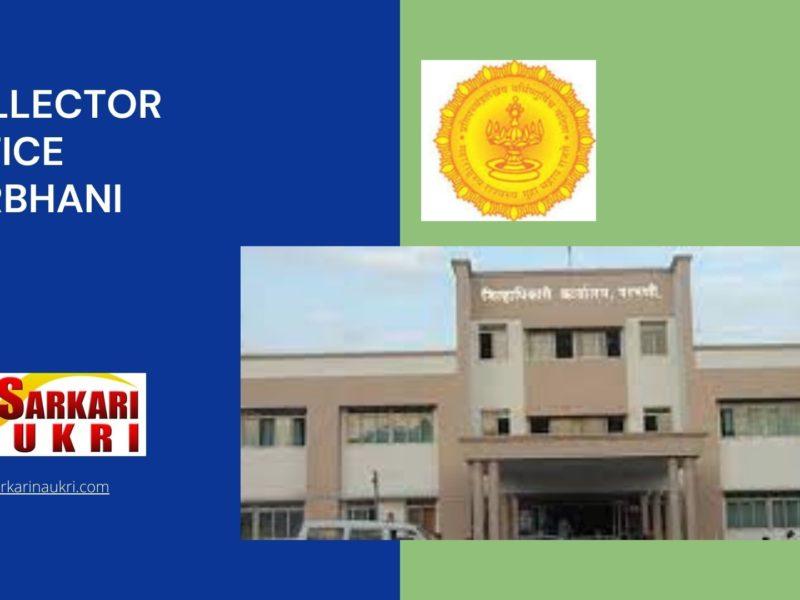 Collector Office Parbhani Recruitment