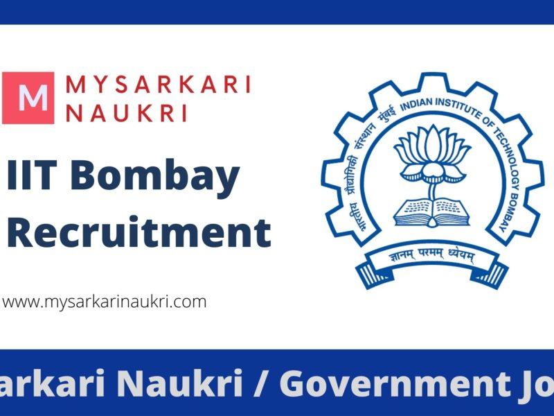 IIT Bombay Recruitment 2023 Indian Institute of Technology Bombay Jobs