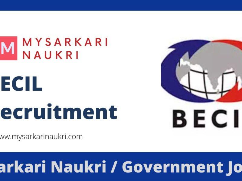 BECIL Recruitment 2023 Broadcast Engineering Consultants India Jobs