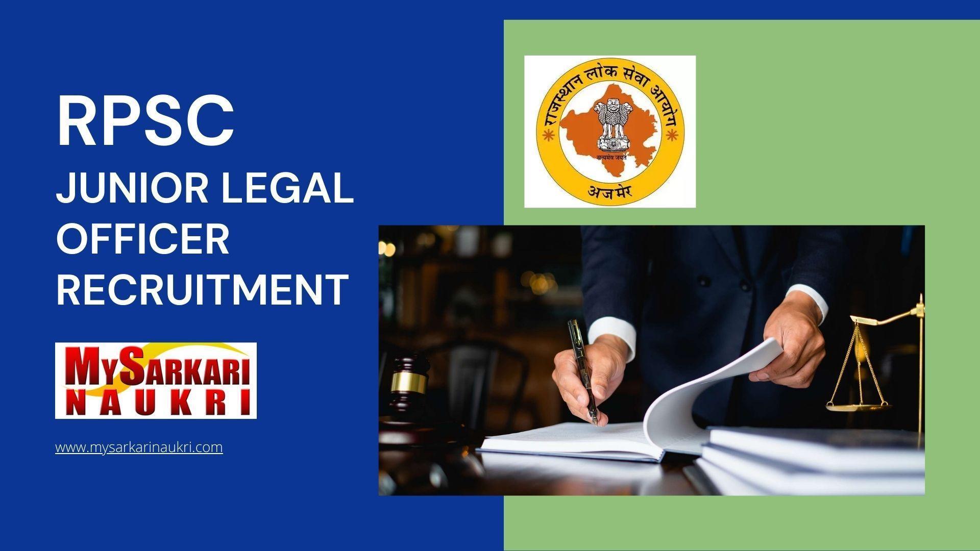 rpsc-junior-legal-officer-jlo-recruitment-2023-for-140-posts