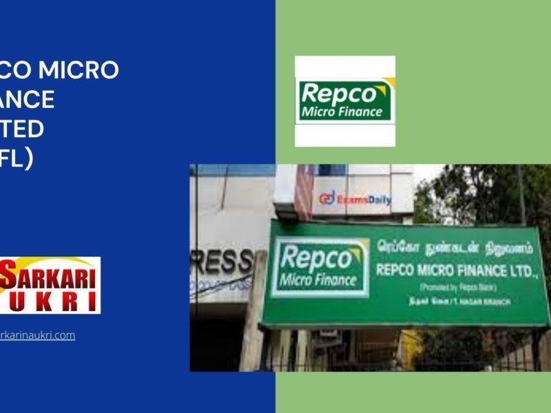 Repco Micro Finance Limited (RMFL) Recruitment