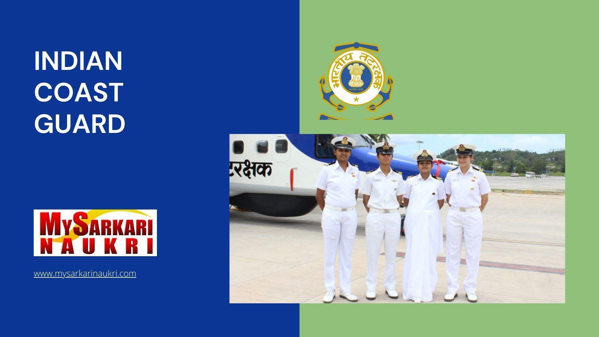 Indian Coast Guard Navik Notification 2024