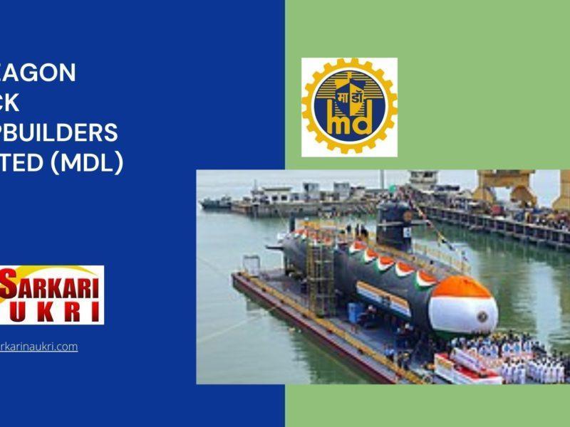 Mazagon Dock Shipbuilders Limited (MDL) Recruitment