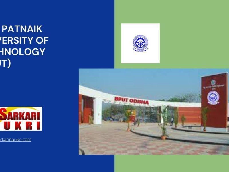 Biju Patnaik University of Technology (BPUT) Recruitment