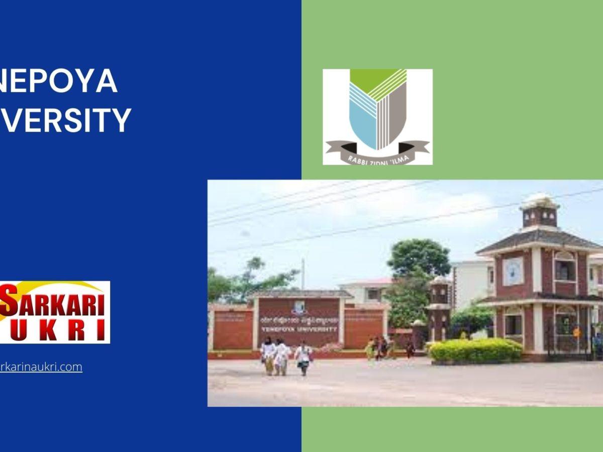 Yenepoya University Recruitment