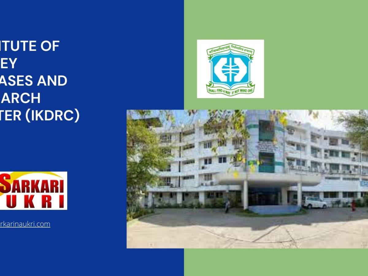 Institute of Kidney Diseases and Research Center (IKDRC) Recruitment