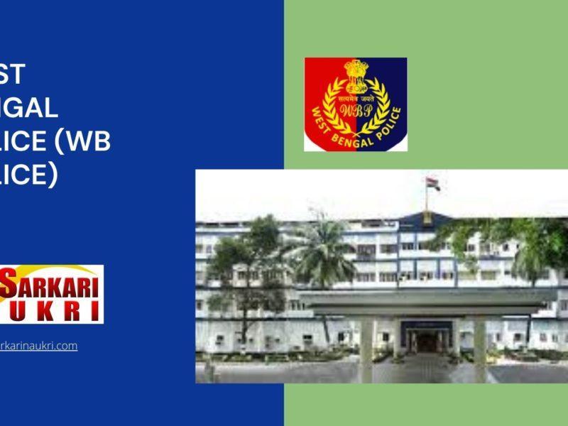 West Bengal Police (WB Police) Recruitment