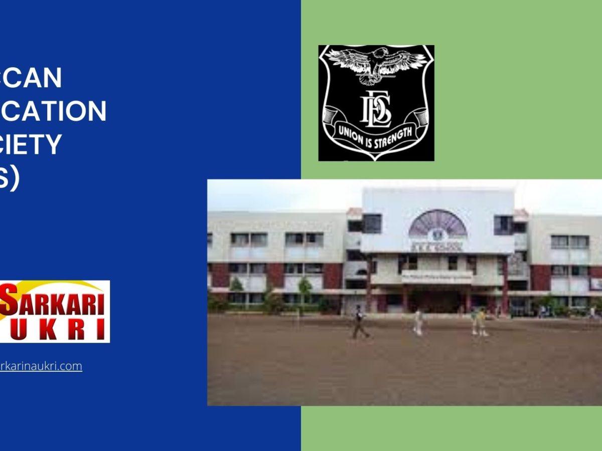 Deccan Education Society (DES) Recruitment