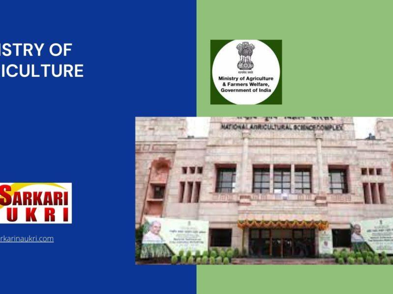 Ministry Of Agriculture Recruitment