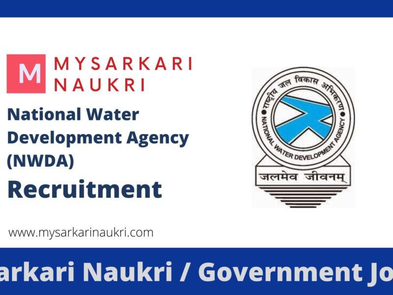 NWDA Recruitment 2023 National Water Development Agency Jobs