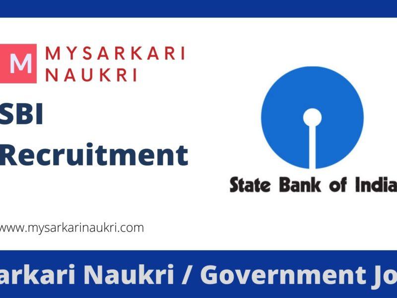 SBI Recruitment 2023 State Bank Of India Jobs
