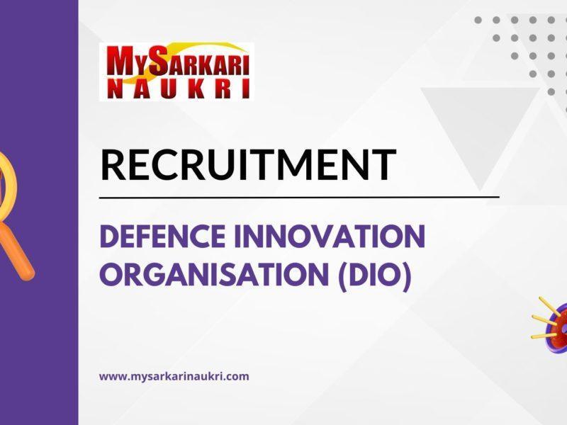 Defence Innovation Organisation (DIO)