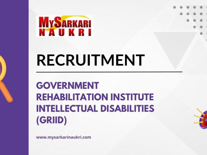 Government Rehabilitation Institute Intellectual Disabilities (GRIID)