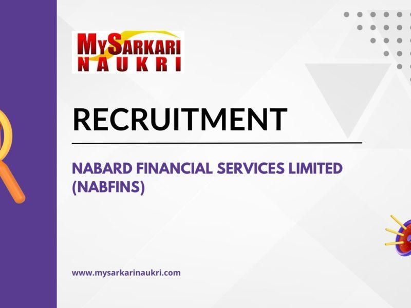 Nabard Financial Services Limited (NABFINS)