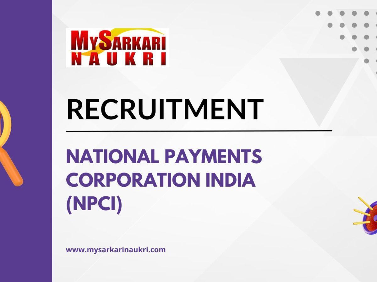 National Payments Corporation India (NPCI)